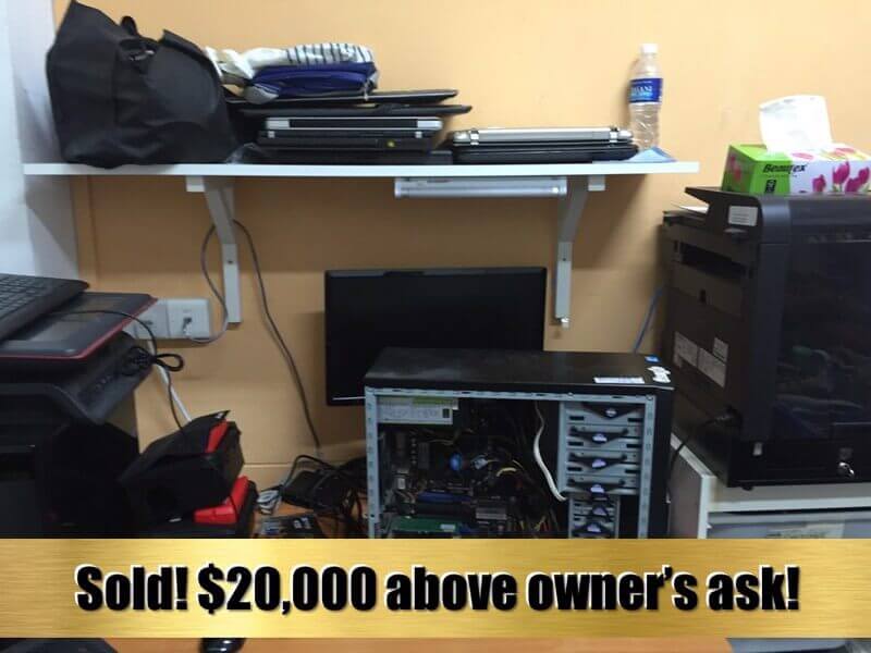 (Expired)SOLD!!!--Profitable Computer Repair Shop Selling At 100% ROI / 1 X PE (Call David 91455466)
