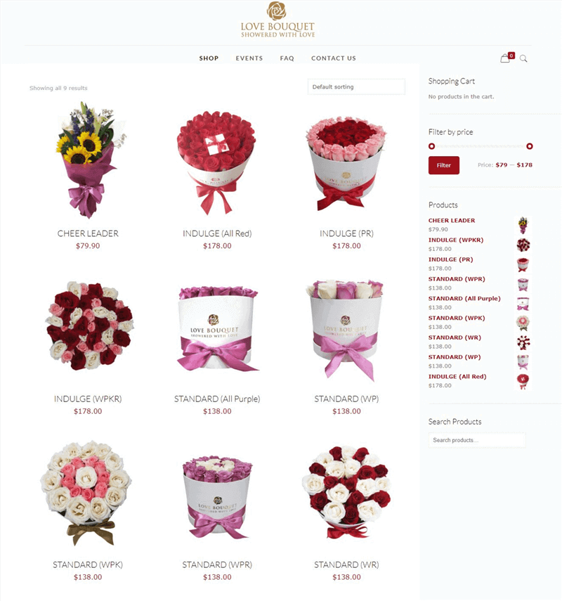 (Sold) $4500 - Online Flower Shop - www.LoveBouquet.sg