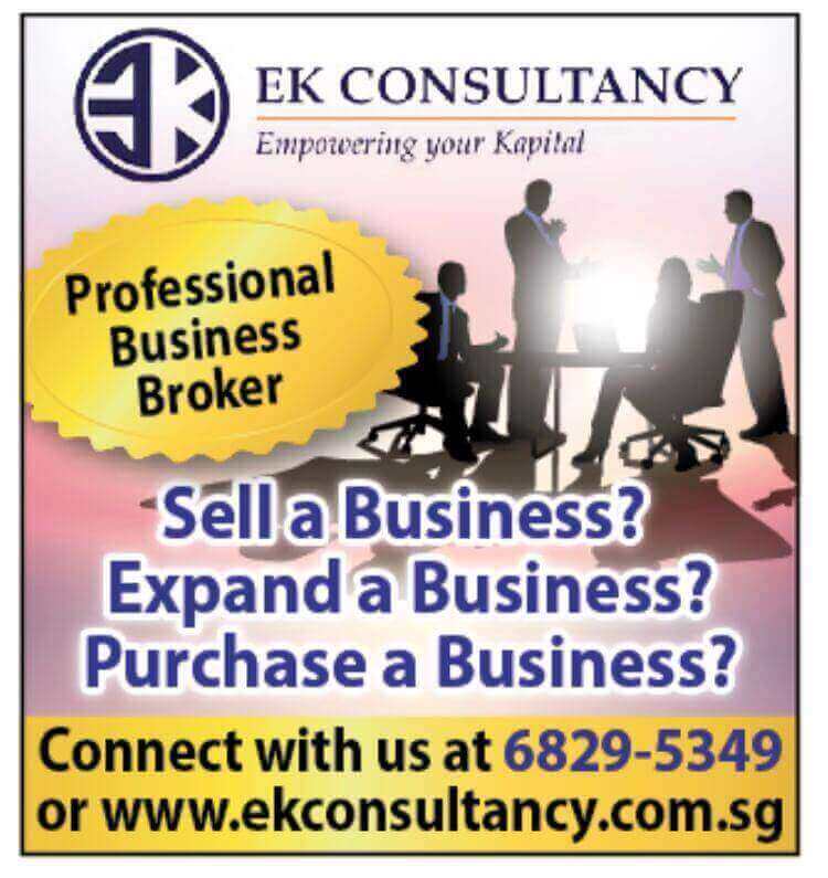 (Expired)Sell Your Business? EK Consultancy Is The Choice Broker *** Connect +65 68295349 ***