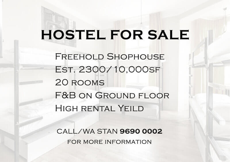 (Expired)FREEHOLD SHOPHOUSE/ APPROVED HOSTEL FOR SALE