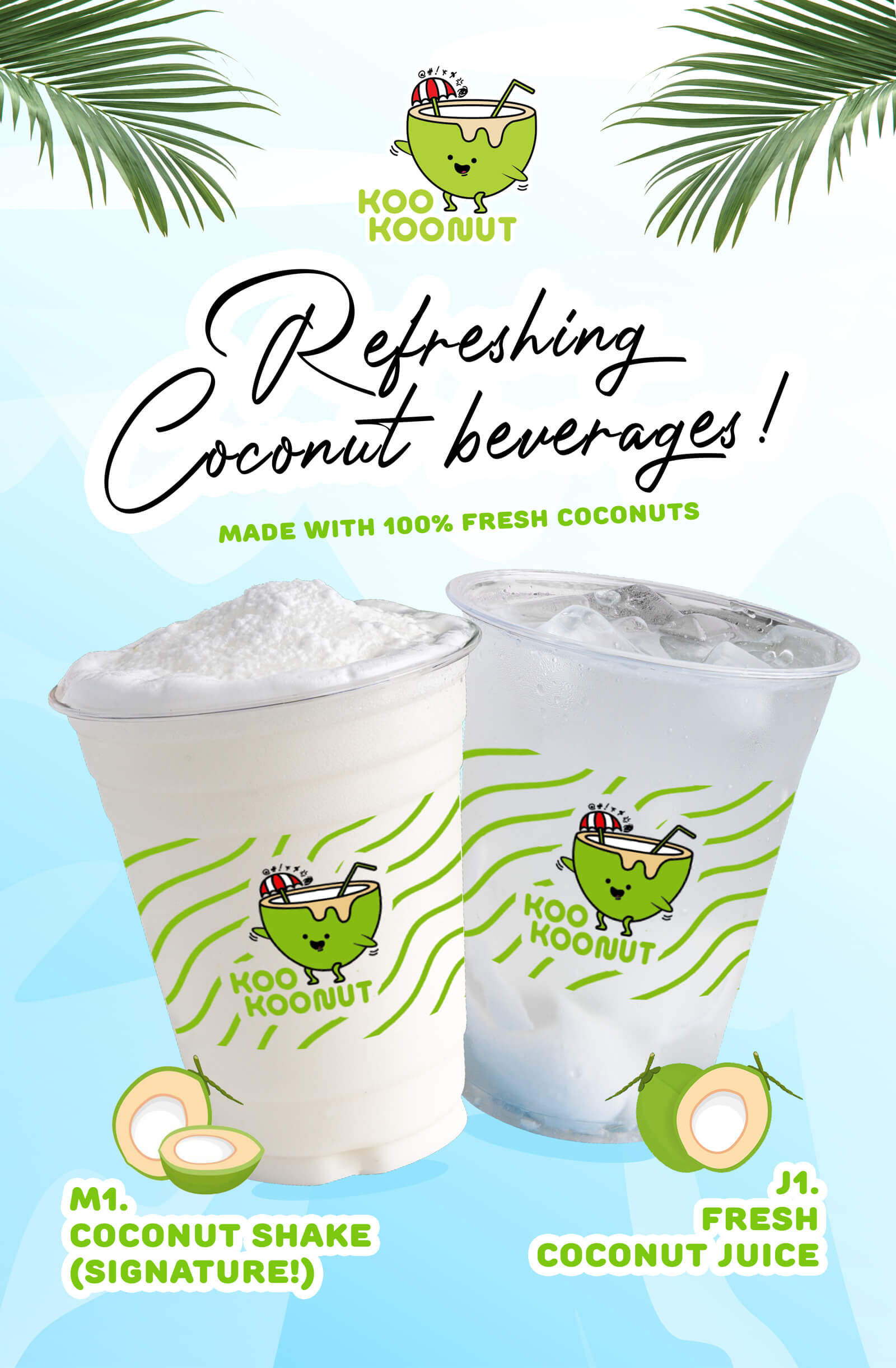 (On Hold)Premium Coconut Juice & Shake Bar Franchising Opportunity