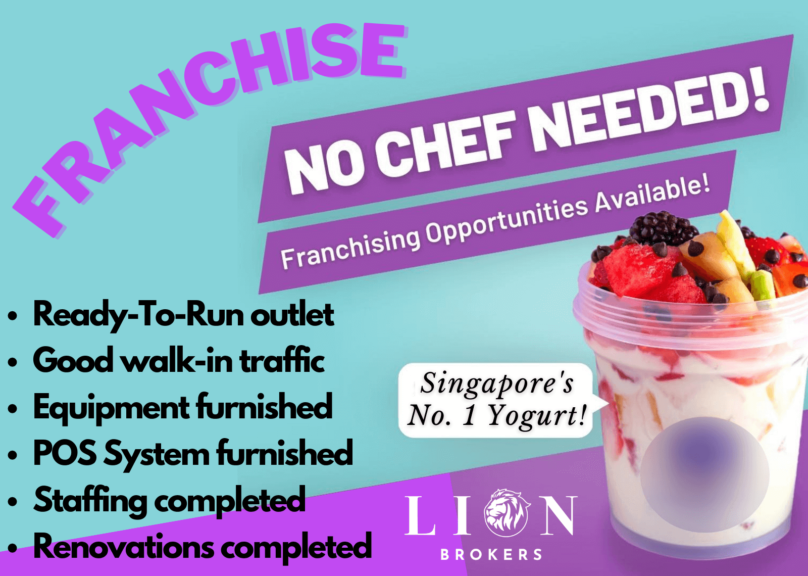 (Sold) Franchise Opportunity! (Full Setup, Equipment, Pos, Staffing Completed)