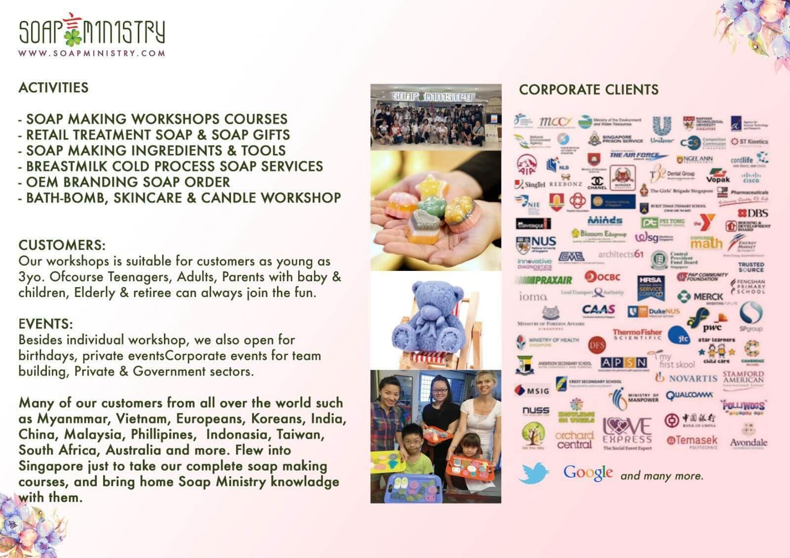 Business With IP : Workshops Classes , Retail Skincare Formulation Products, Good Operation Staff