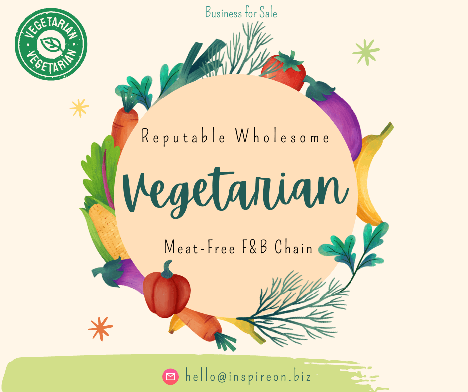 Profitable Vegetarian Wholesome Meat-Free F&B Chain, Abt 30 Yrs History, Extensive Menu 97498301