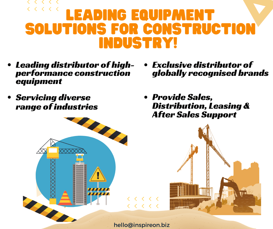 Profitable - Leading Distributor/ Equipment Solutions For Construction Industry