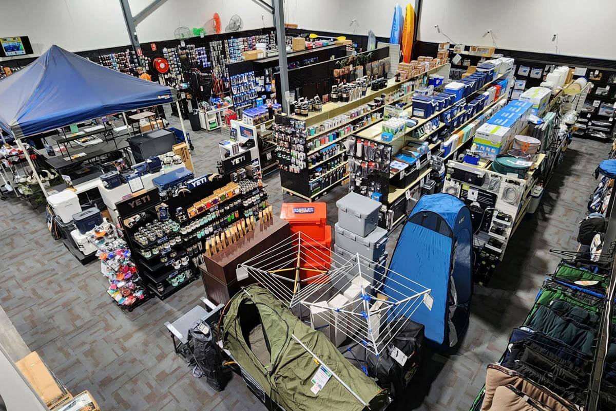 CAMPING & FISHING RETAIL STORE