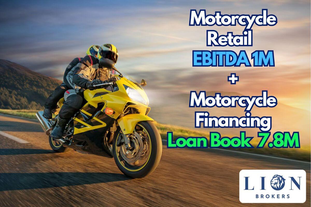 Profitable Motorcycle Retail And Motorcycle Financing For Sale!