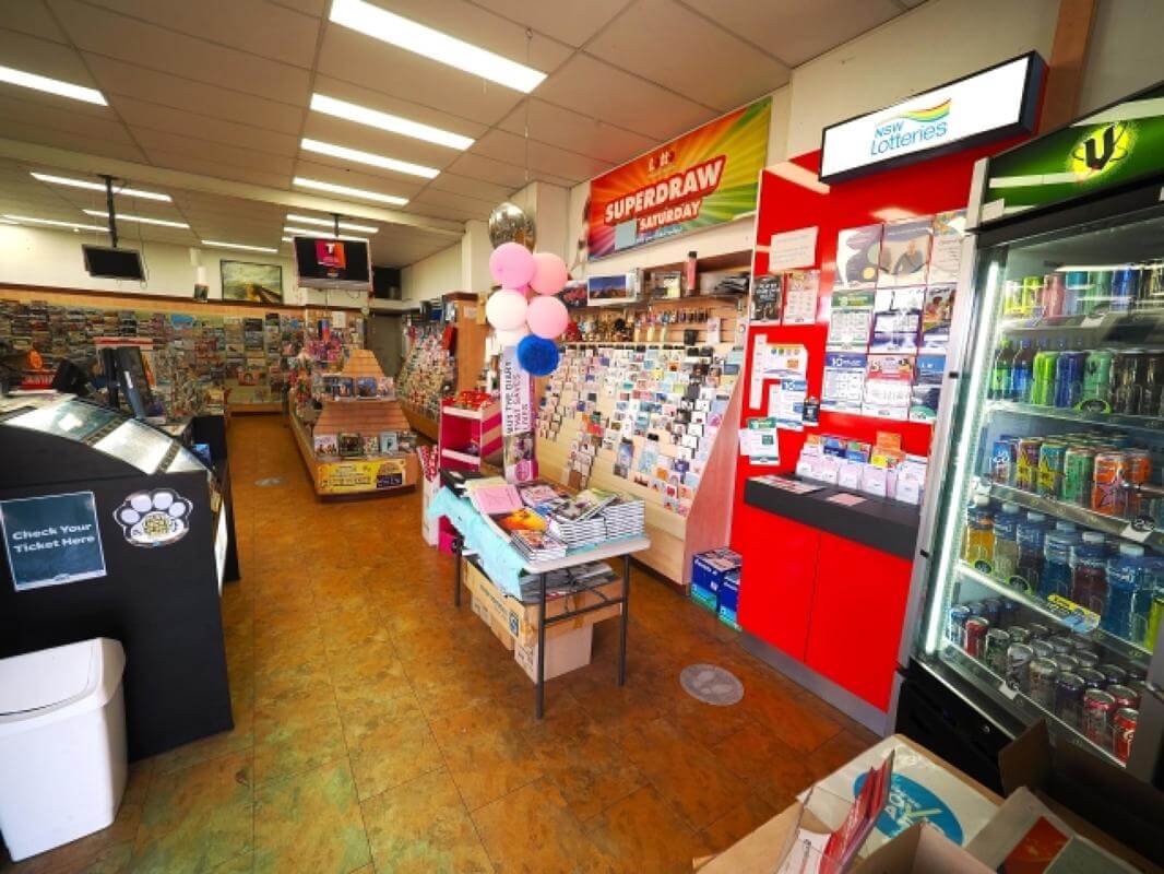 Dundas Village Newsagency with excellent the Lott performance. Priced at $90k + S.A.V.