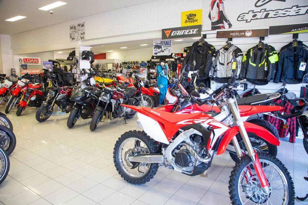 MotorCycles and Power products business.