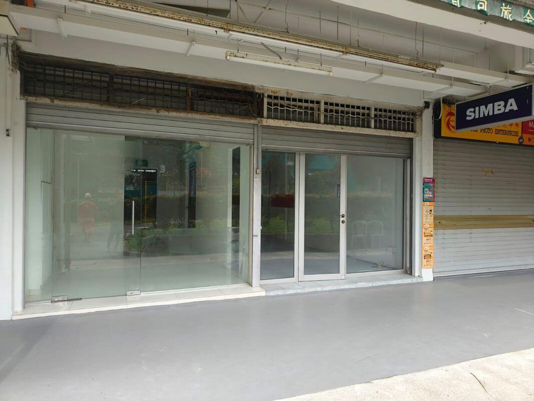 Vacant 2 Storey HDB Shop House For Immediate Rental 2 Mins Walk To Marsiling MRT