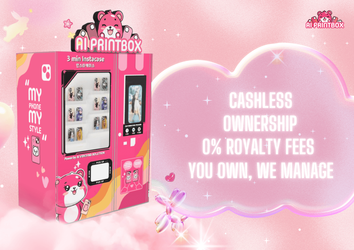 AI Printbox Vending Machine Franchising Opportunities.