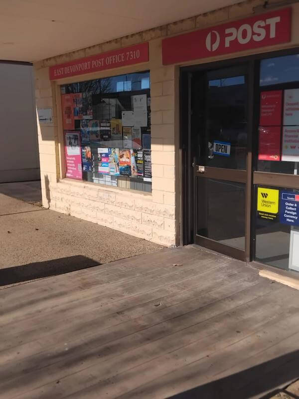 East Devonport Australia Post Office Adj Net Profit >$100k for Working Couple