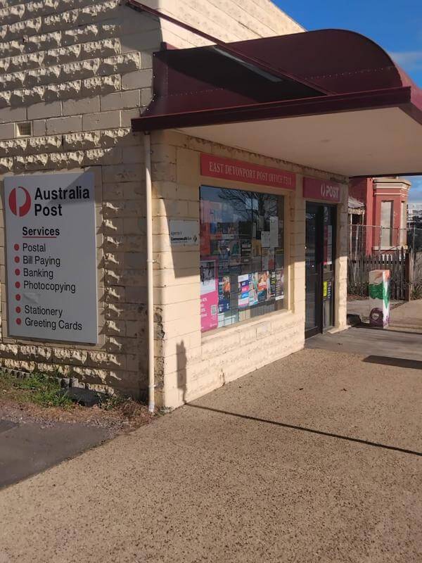 East Devonport Australia Post Office Adj Net Profit >$100k for Working Couple