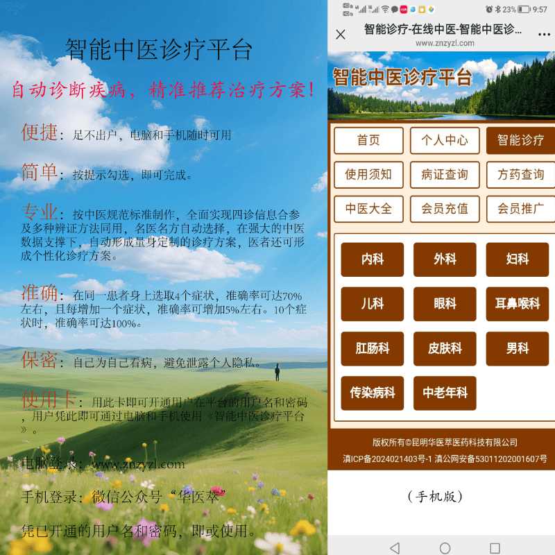 《智能中医诊疗平台》寻合作伙伴