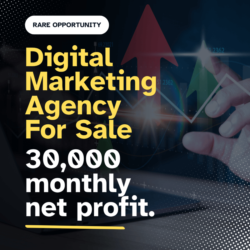 🚀 *Selling Cheap* Profitable Digital Marketing Business For Sale 📈 $30,000 Net Profit (Monthly)