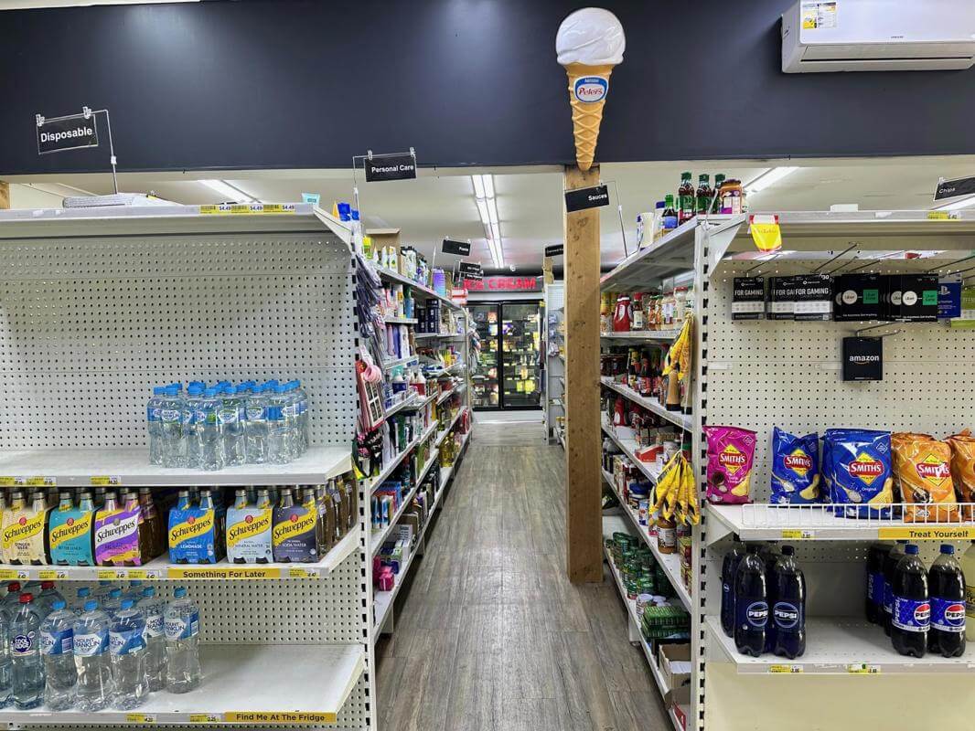 Supermarket / Convenience store.  4 bedroom house