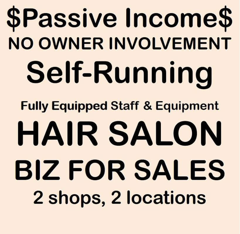 兴旺发 RARE OPPORTUNITIES/ North Singapore Hair Salon (2 locations) For Takeover/ Self Running 