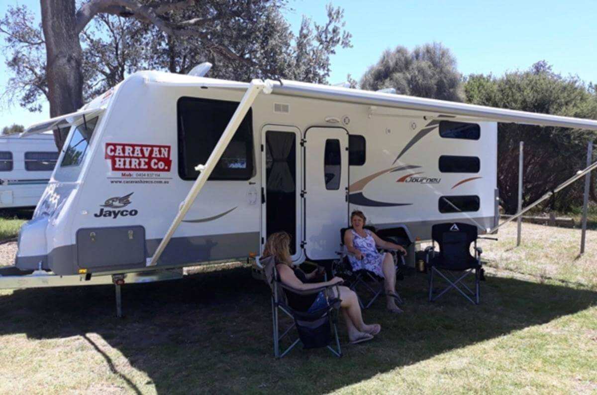 Unique Caravan Hire business.  Great ROI