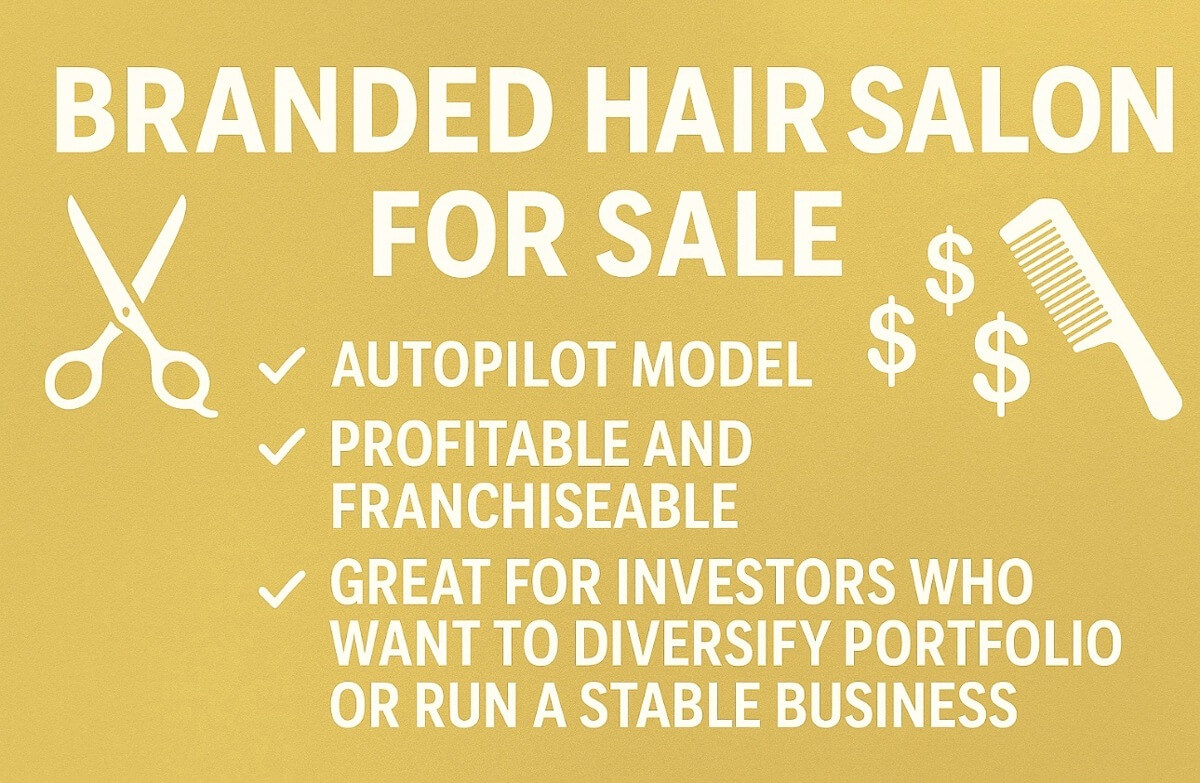 Profitable, Branded & Prime Location Hair Salon with 30years+ Clientele 要多一门生意但是不想从零0做起吗？