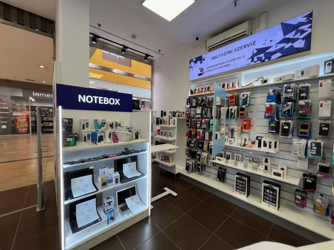 Eladó Bejáratott Mobilkereskedés – Győr Árkád (Kiemelt Lokáció!)