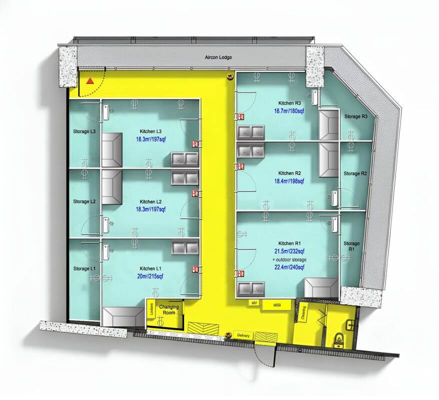 Affordable Central Kitchen