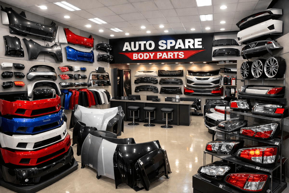 Profitable Autospare Body Parts Shop For Sale