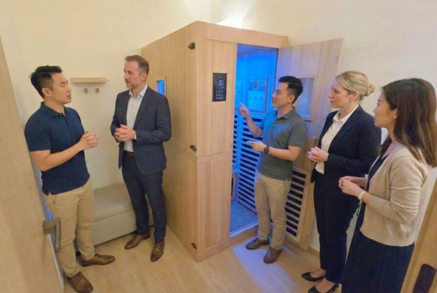 Self-Serviced Fully-Automated, Far Infrared Wellness, Private Sauna.  招募加盟商和合伙人-自助远红外线光波养生阁