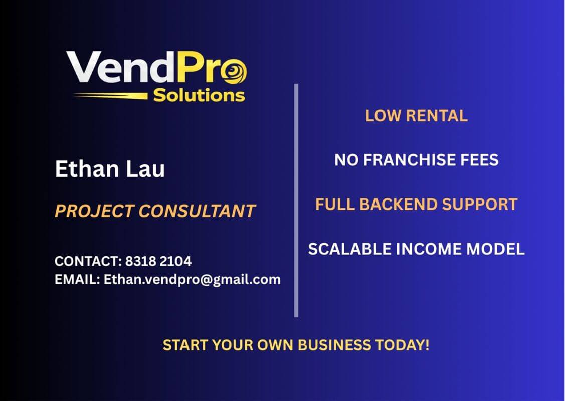 Vending Machine Renting - Low Cost Business + Branding with Guidance & Backend Support