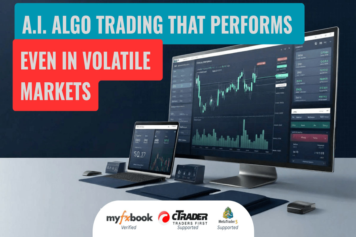 AI Algorithmic Trading That Does 3.5% - 8% Monthly Even In Volatile Markets