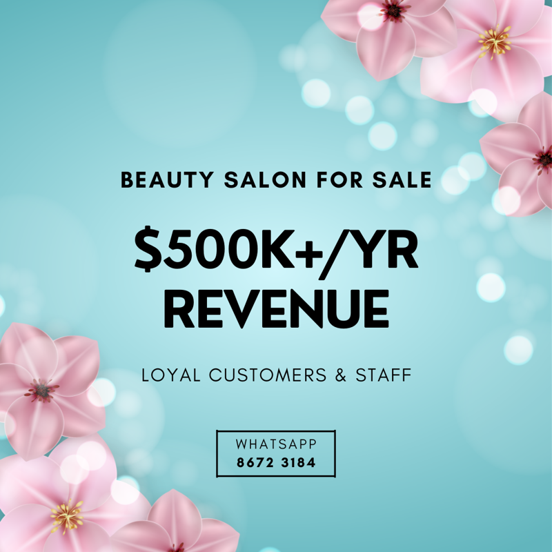 Beauty Salon For Sale