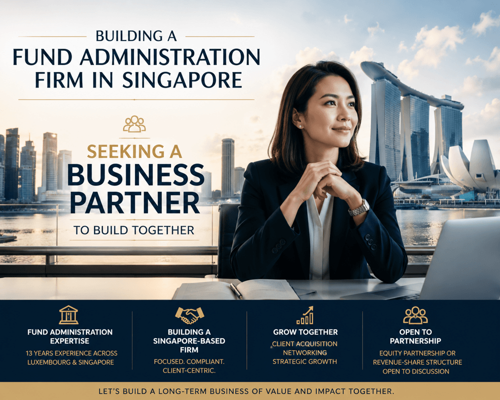 Business Partner Wanted — Fund Administration & Accounting Firm (Singapore)