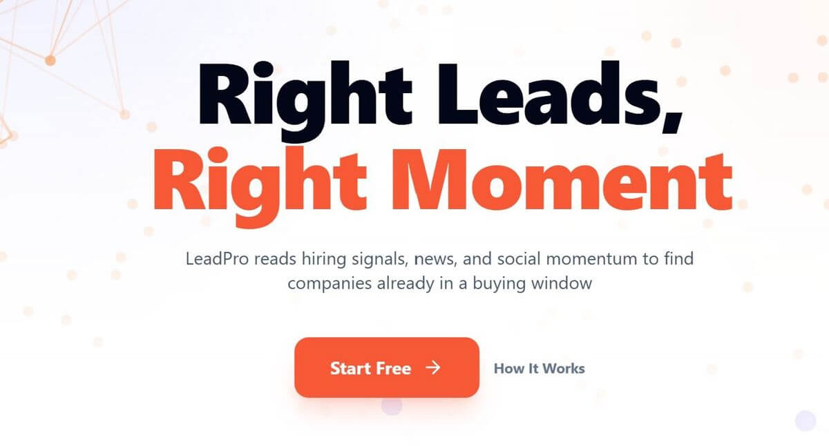 BTB Lead Generation With Proprietory Technology Powered by AI Technology