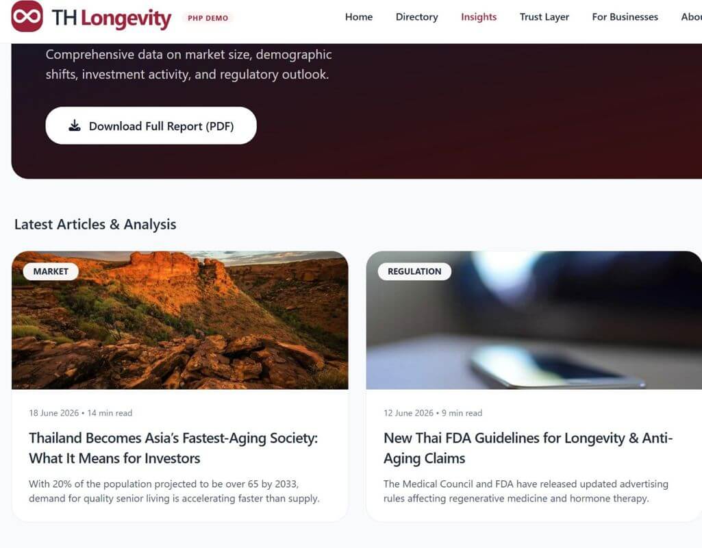 Longevity Platform (Proven Media Expert) Seeks Investor (Silver Economy)