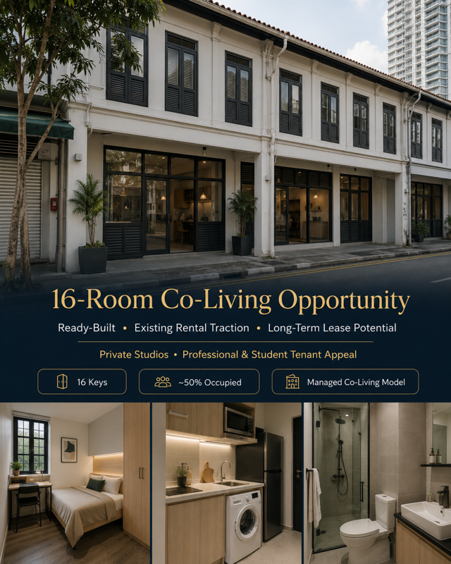 Ready-Built 16-Room Co-Living Platform With Existing Rental Traction, And Long-Term Lease Potential