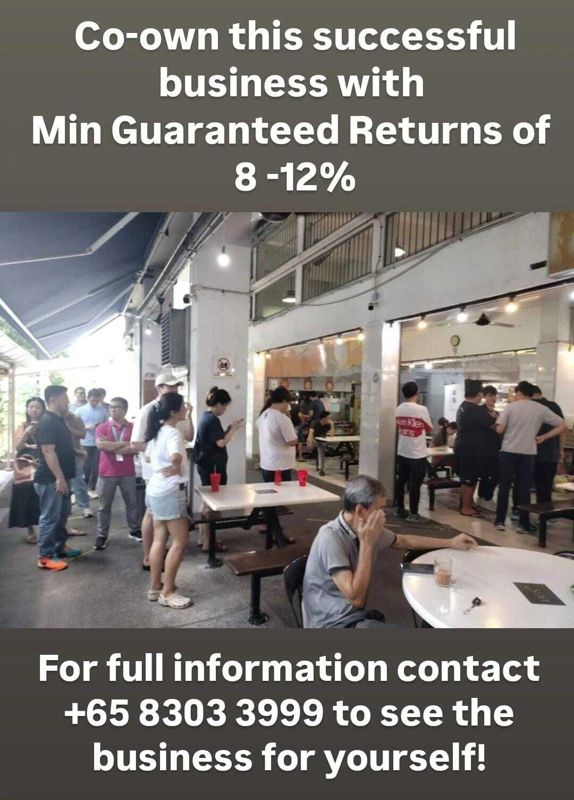 For Singaporeans To Co-Own A Good Profitable Biz And Enjoy Good Passive Income