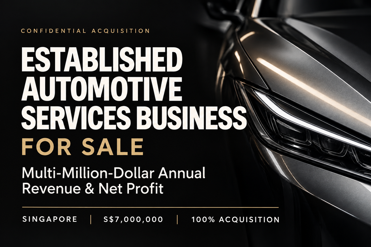 Established Automotive Services Business For Sale — Multi-Million-Dollar Revenue & Net Profit