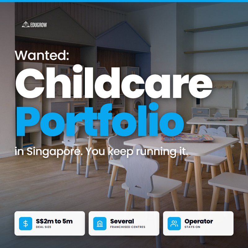 Want To Sell Part Of Your Childcare Business And Keep Running It? Buyer Waiting