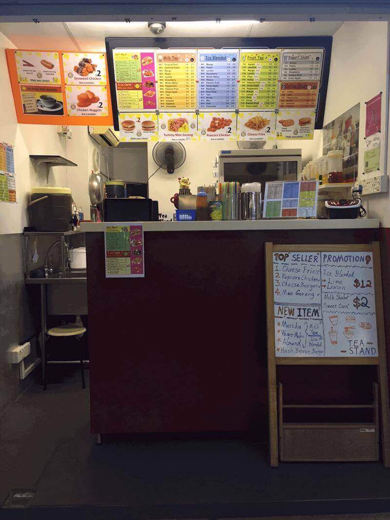 Bubble Tea And Snack Food Shop For Sale - Low Rental