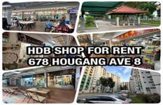 HDB Shophouse 678 Hougang Ave 8 For Rent