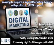 Looking To Acquire A Digital Marketing Agency With $270K Profits / Year?